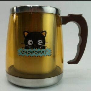 Chococat stainless steel Insulated, coffee mug.